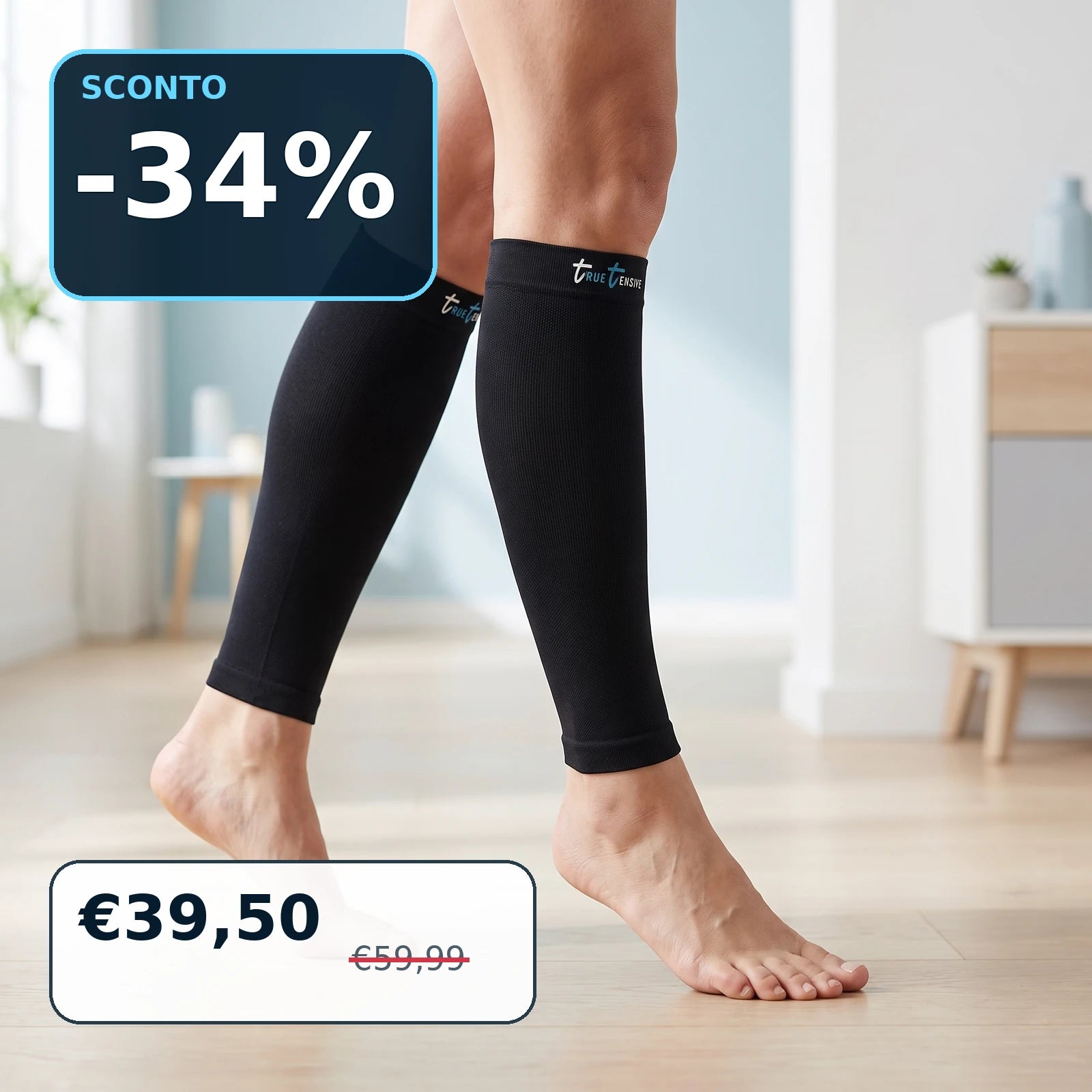 Polpacciere compressive TrueTensive con sconto del 34%
